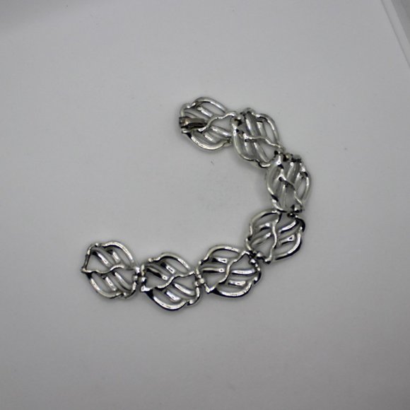 Coro Vintage Silver Link Bracelet - Picture 5 of 5